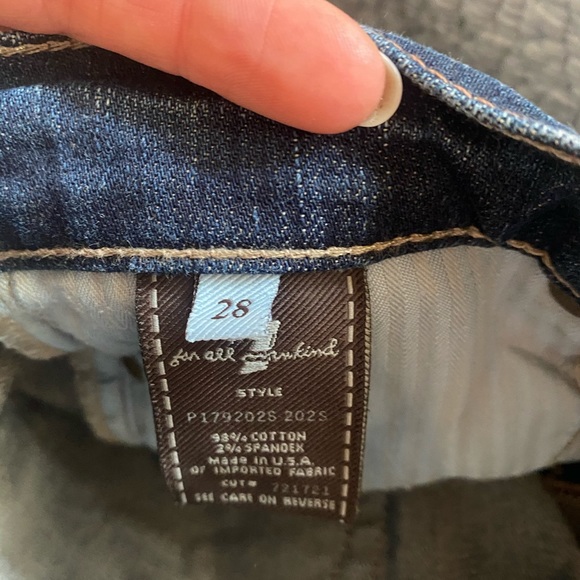 Seven for all mankind Roxanne skinny jeans size 28 - Picture 3 of 5